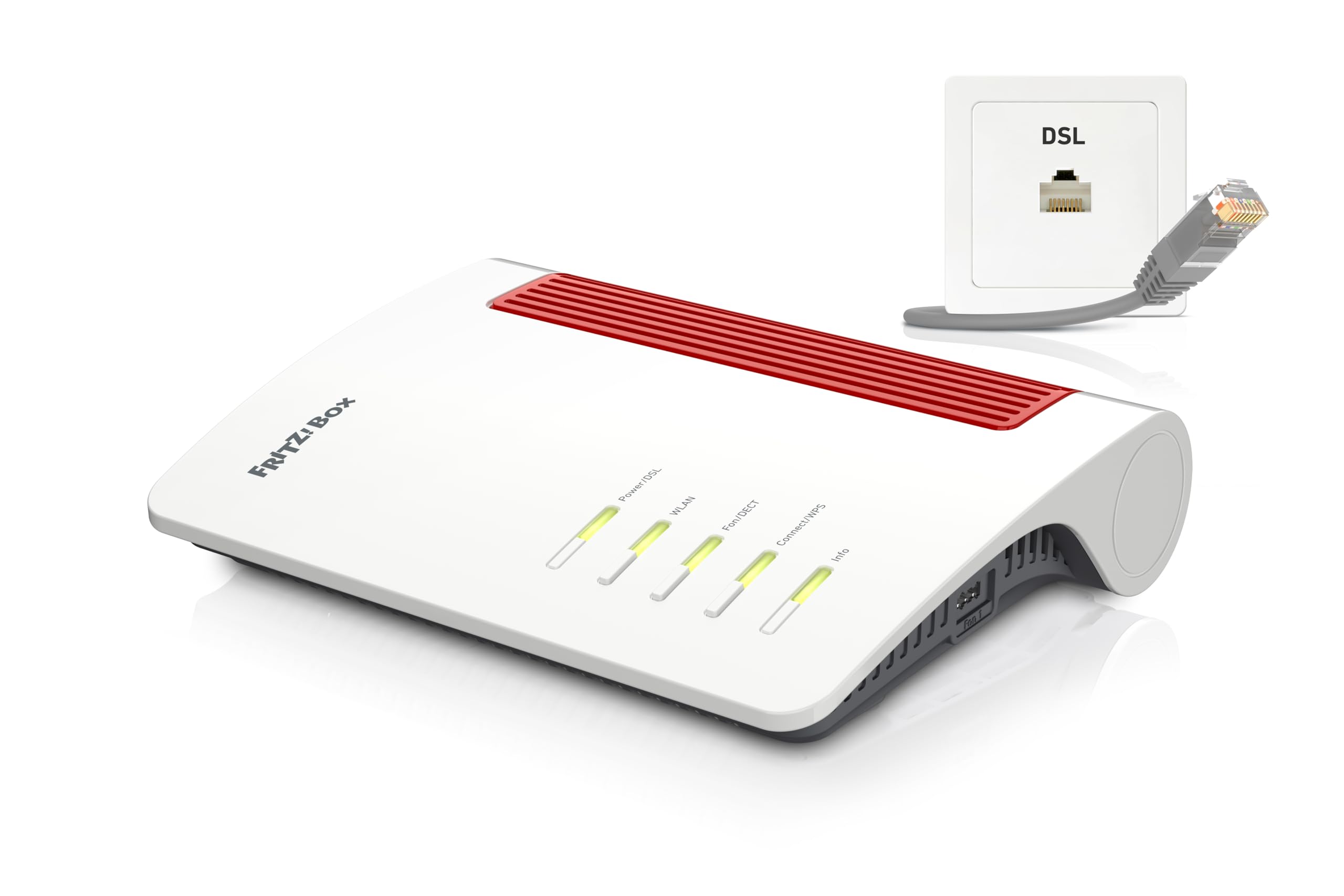 FRITZ!Box 7690 – Wi-Fi 7 DSL-Router mit Supervectoring, Mesh & DECT-Basis